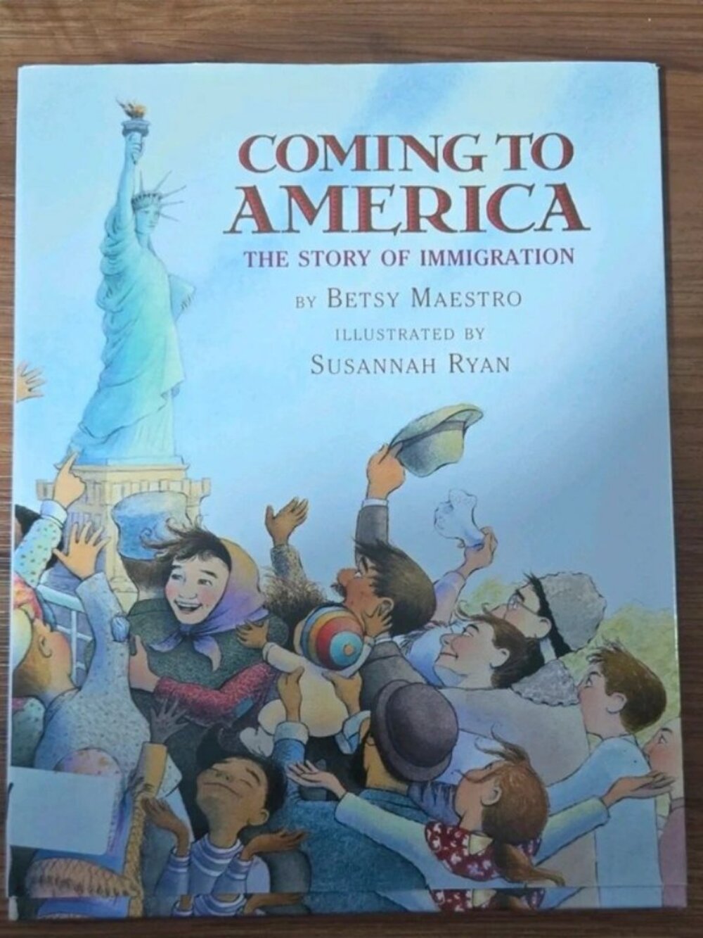 Coming to America by Betsy Maestro, Hardcover 1996, Scholastic, Illustrated